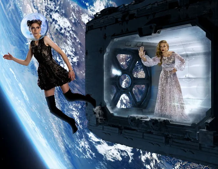 Models In Space: Paris, We Have A Problem!