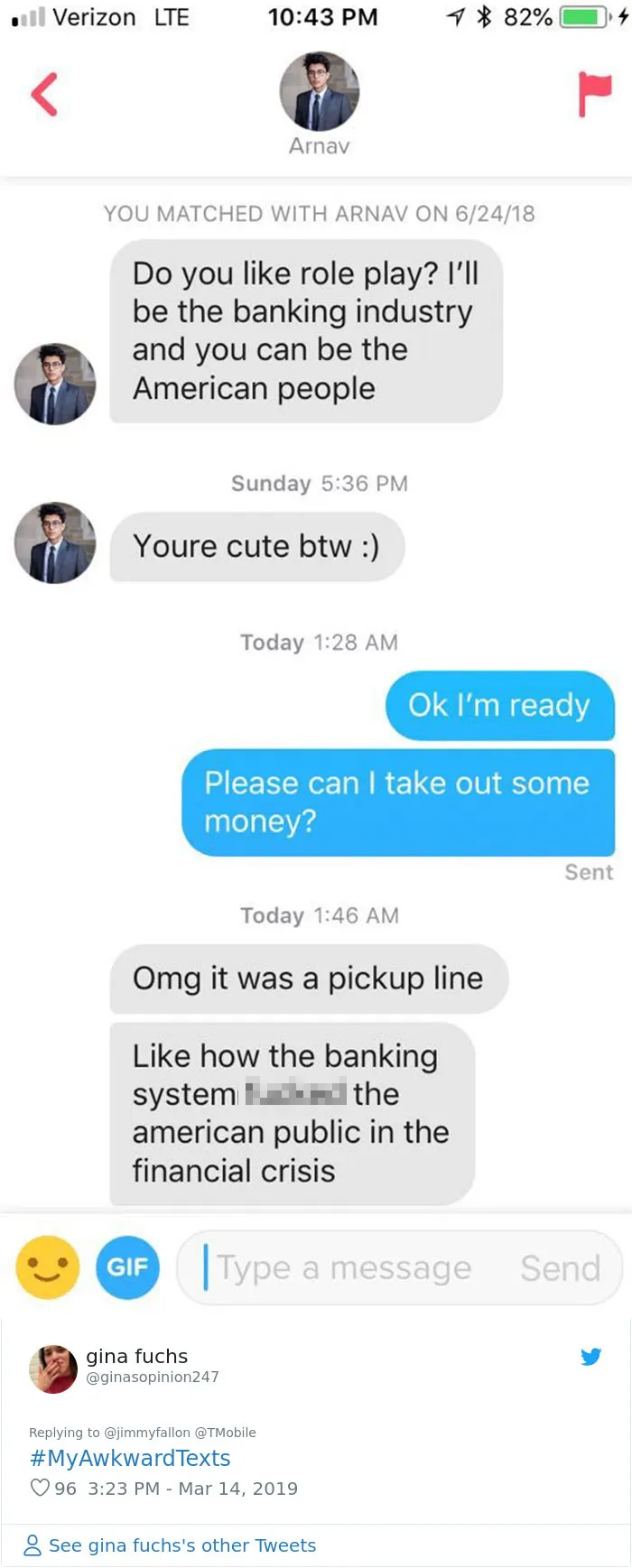 Jimmy Fallon Asks People To Share Their Most Awkward Texts, Here's 30 Hilarious Responses