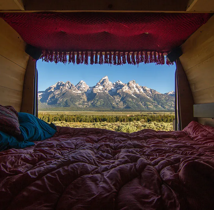 Living In A Van Has Its Perks
