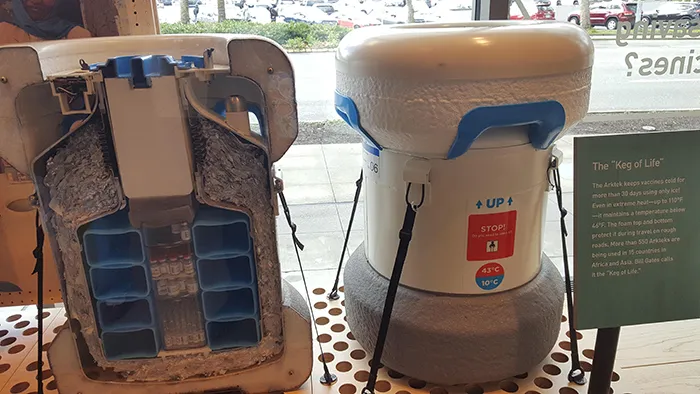 Contenedor de vacunas