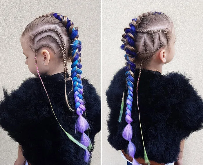 Viking Hairstyle From A Dress Up Event Last Week
