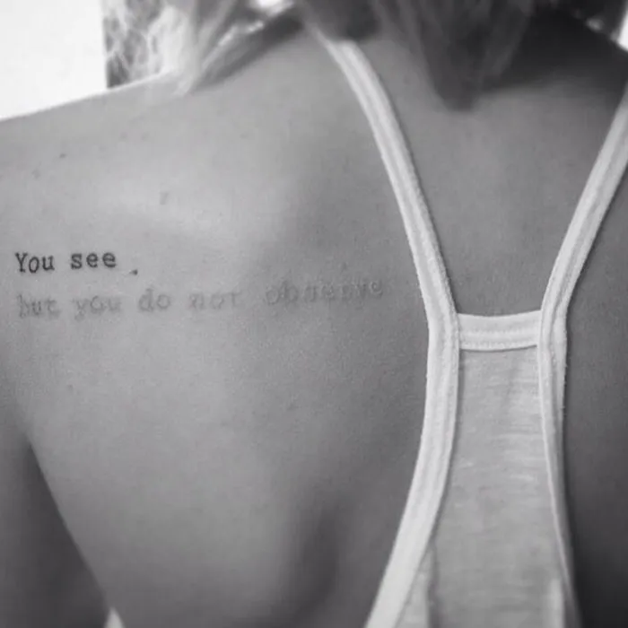 30 White Tattoo Designs That Look Like Magic Runes