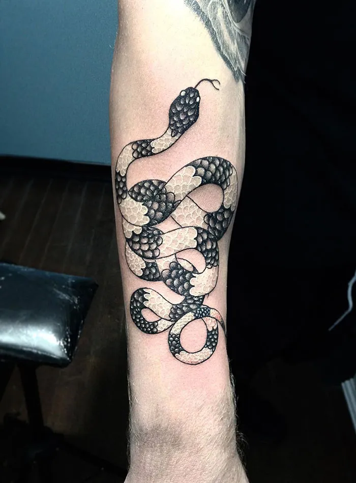 30 White Tattoo Designs That Look Like Magic Runes