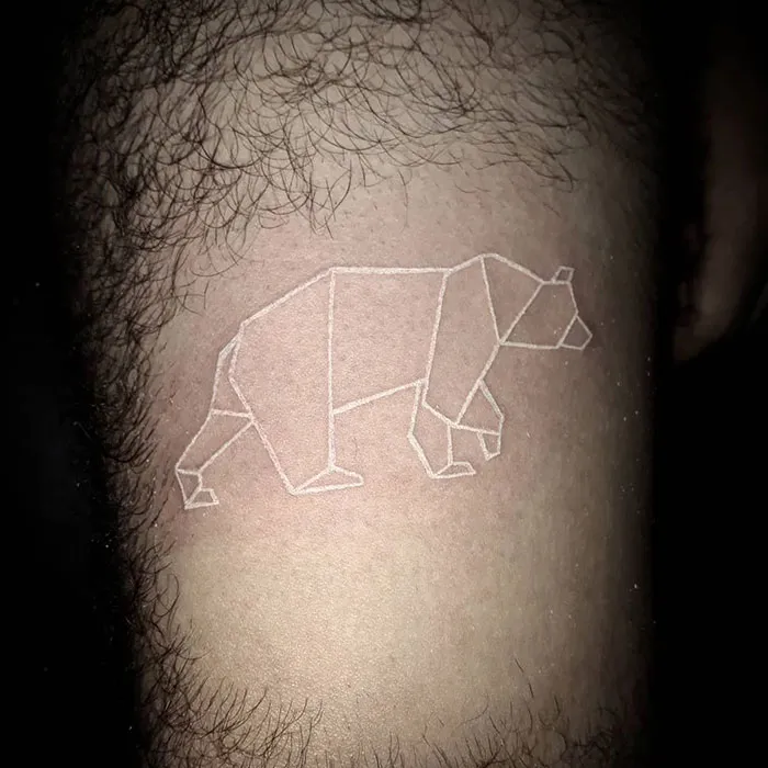 30 White Tattoo Designs That Look Like Magic Runes