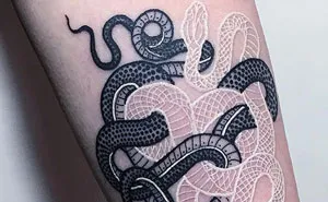 30 White Tattoo Designs That Look Like Magic Runes