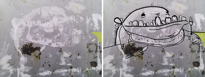 Artist Paints Creatures She Sees Around Her Due To Pareidolia (34 Pics)