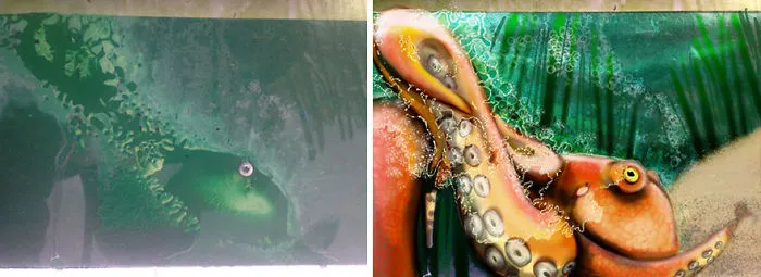 Artist Paints Creatures She Sees Around Her Due To Pareidolia (34 Pics)