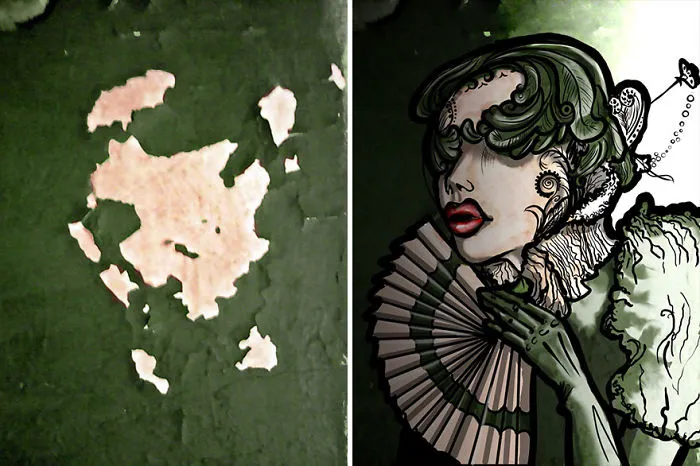 Artist Paints Creatures She Sees Around Her Due To Pareidolia (34 Pics)