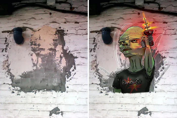 Artist Paints Creatures She Sees Around Her Due To Pareidolia (34 Pics)