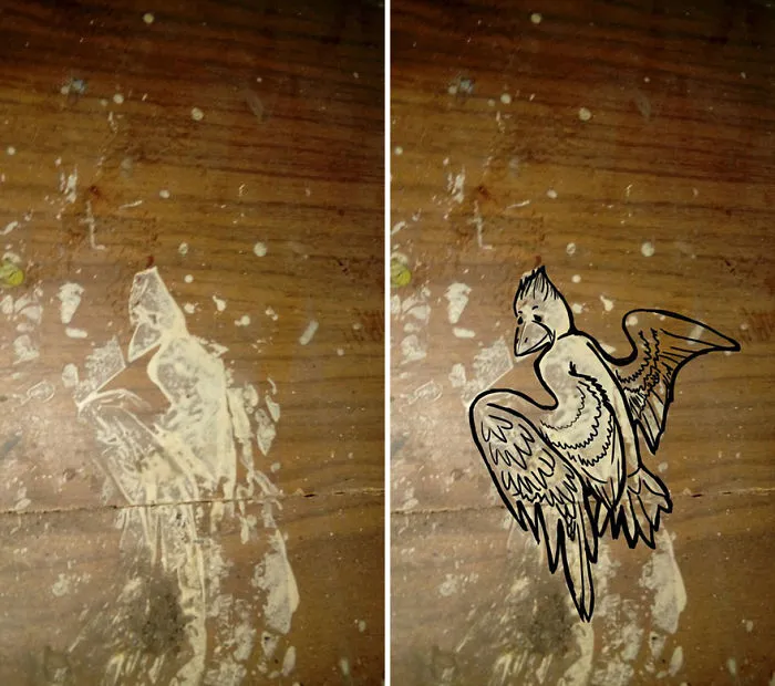 Artist Paints Creatures She Sees Around Her Due To Pareidolia (34 Pics)