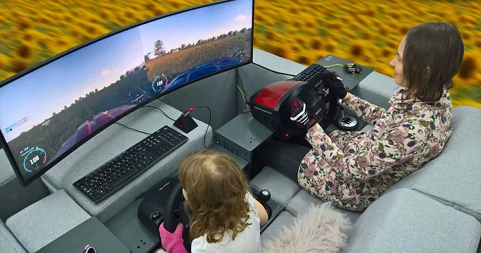 Finnish Family Living With Freely Buildable Sofa Elements – Good For Couches, Castles And Gaming