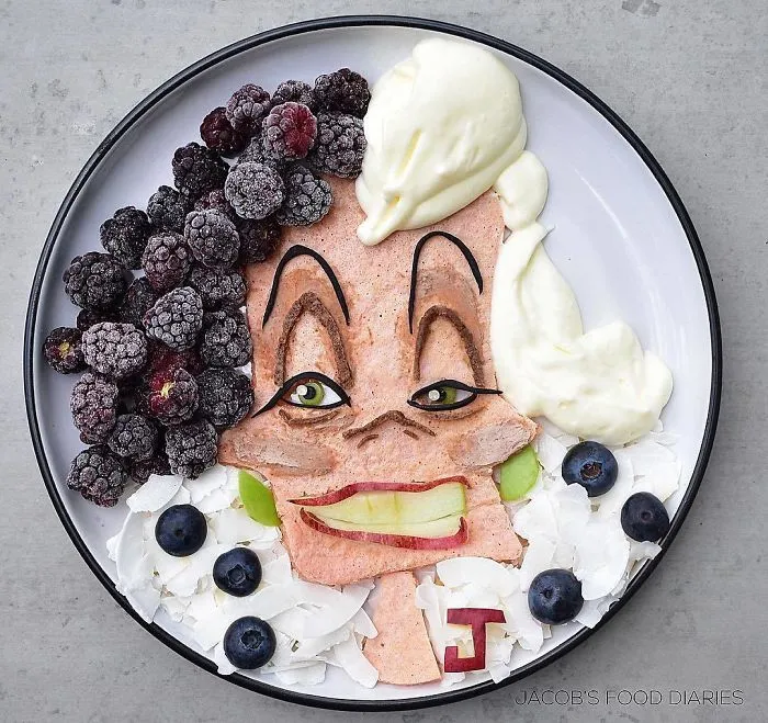 Cruella De Vil  From "101 Dalmatians"