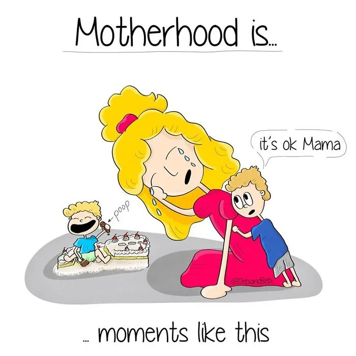 I Turned Crazy Motherhood Moments Into 30 Comics