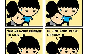 I Draw Comics About Life With My Boyfriend And Cat To Make At Least One Person Smile Every Day