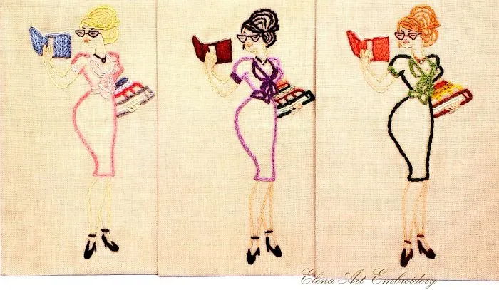 Contemporary Embroidery Designs For Women.