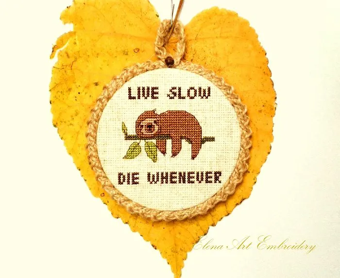 Hanging Sloth Wall Art