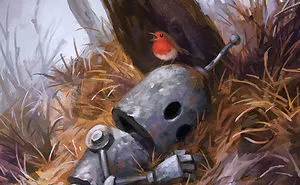 Lonely Robots Experiencing The Quiet Wonder Of The World (New Illustrations)