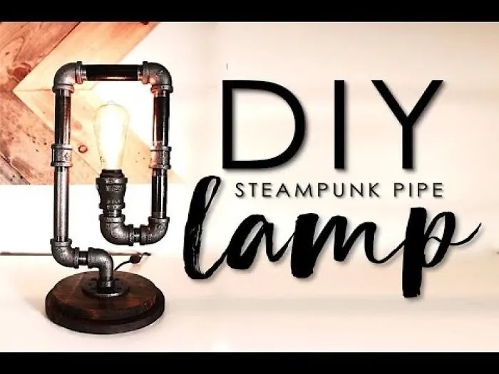 This Is How I Made An Industrial Steampunk Pipe Lamp!!