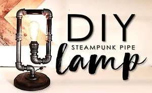 This Is How I Made An Industrial Steampunk Pipe Lamp!!