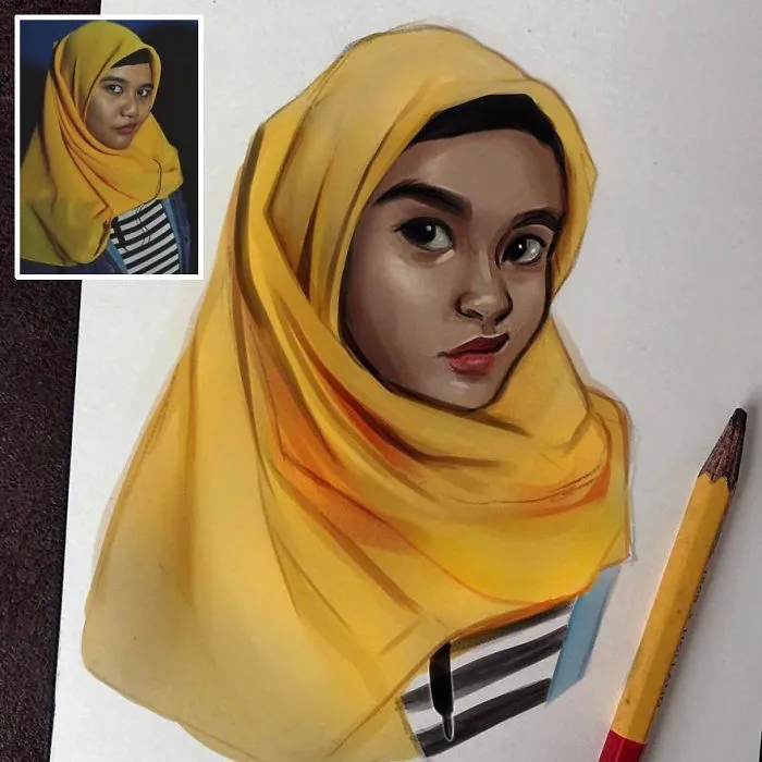 This Dutch Artist Turns Herself And Other People Into Adorable Cartoon Illustrations (30 Pics)