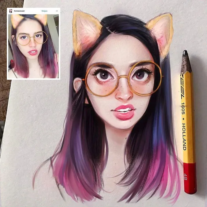 This Dutch Artist Turns Herself And Other People Into Adorable Cartoon Illustrations (30 Pics)