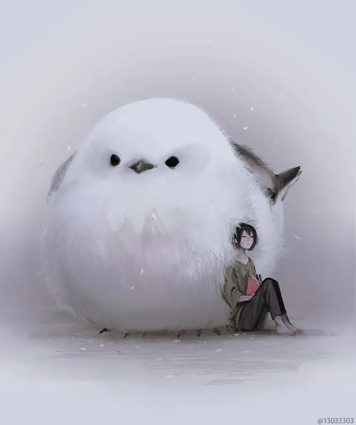 Japanese Illustrator Imagines A World Where Humans Live Among Giant Animals (30 Pics)