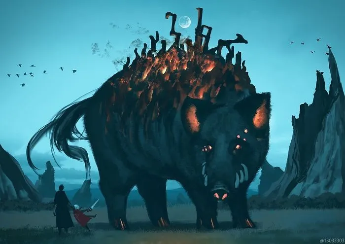 This Japanese Illustrator Gives Life To Giant Animals