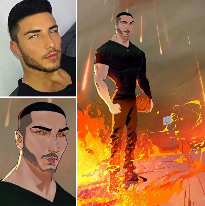 Artist Transforms Strangers And Famous Characters Into Cartoons (30 New Pics)
