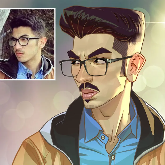 Artist Transforms Strangers And Famous Characters Into Cartoons (30 New Pics)