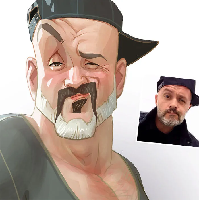Artist Transforms Strangers And Famous Characters Into Cartoons (30 New Pics)