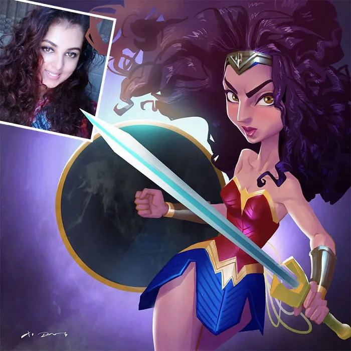 Artist Transforms Strangers And Famous Characters Into Cartoons (30 New Pics)