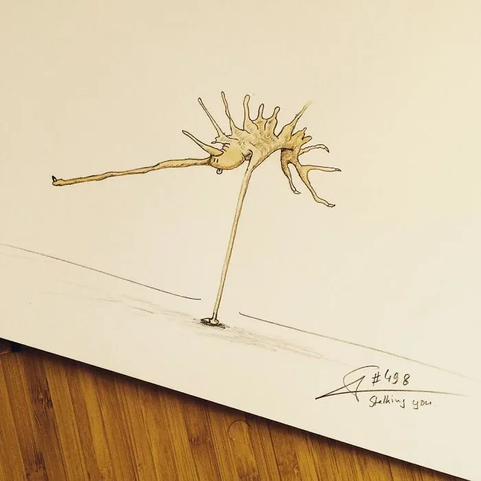 Artist Imagines Spilled Coffee As Monsters (New Pics)