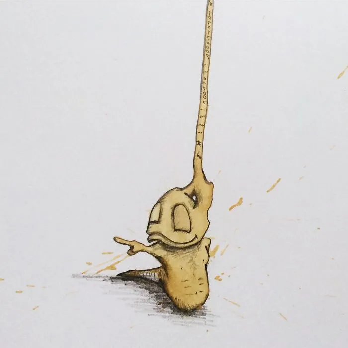Artist Imagines Spilled Coffee As Monsters (New Pics)
