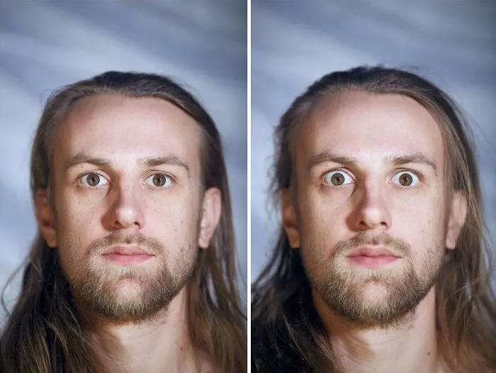Photographer Takes Portraits Of People With And Without Clothes, Asks Viewers To Guess Which One Is Naked From Their Faces