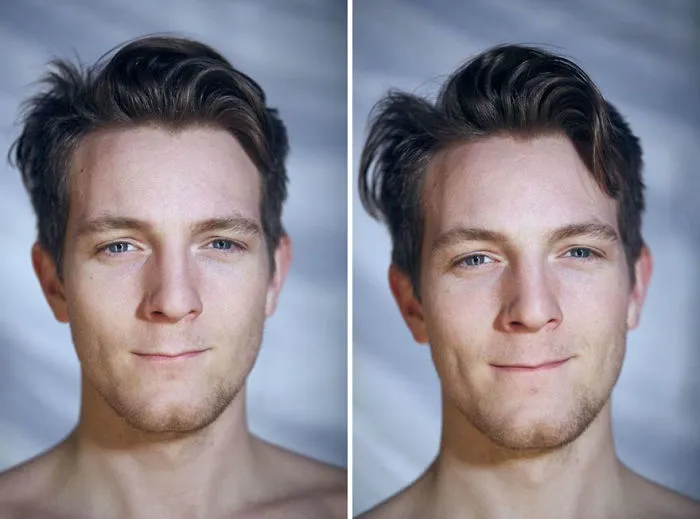 Photographer Takes Portraits Of People With And Without Clothes, Asks Viewers To Guess Which One Is Naked From Their Faces