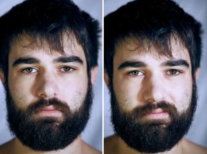 Photographer Takes Portraits Of People With And Without Clothes, Asks Viewers To Guess Which One Is Naked From Their Faces