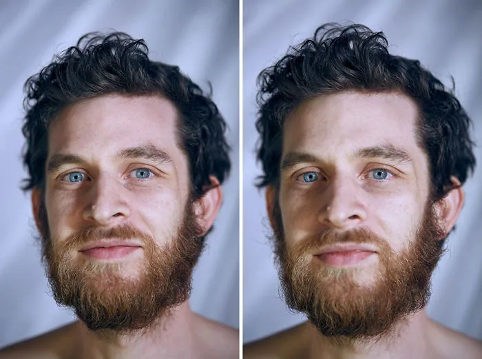 Photographer Takes Portraits Of People With And Without Clothes, Asks Viewers To Guess Which One Is Naked From Their Faces