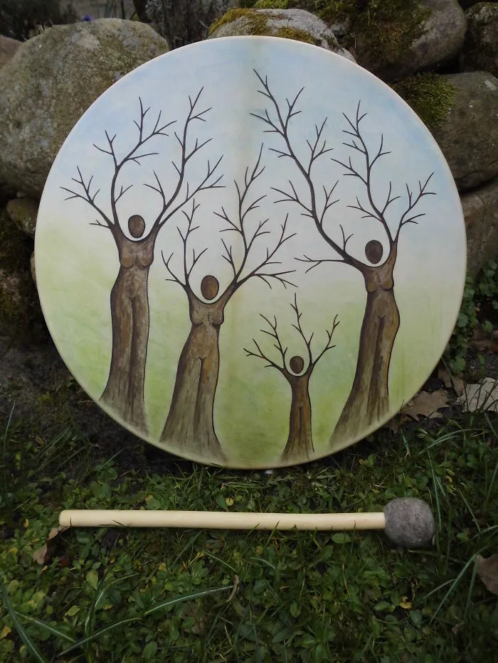 Heartbeat Drums - Homemade And Self-Painted