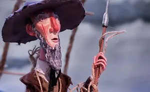 Captain Ahab Portrait Made With Polymer Clay