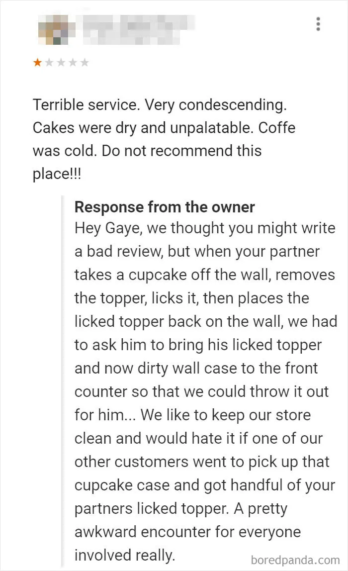 30 Of The Funniest Restaurant Comebacks To Bad Reviews