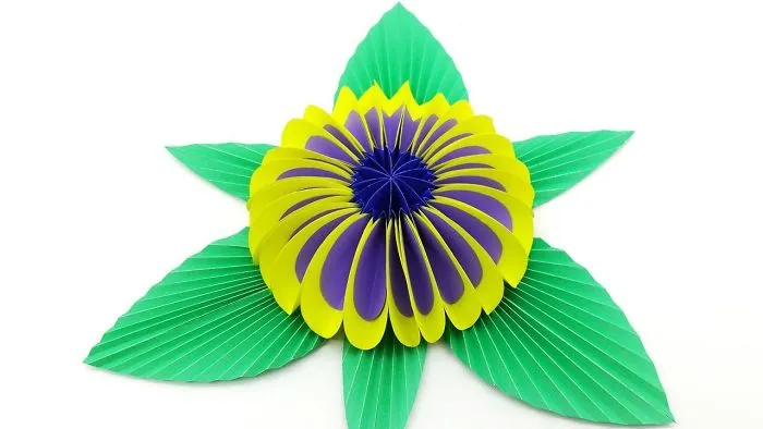 Handmade Beautiful Paper Flower Making Easy Tutorial For Your Room Decoration
