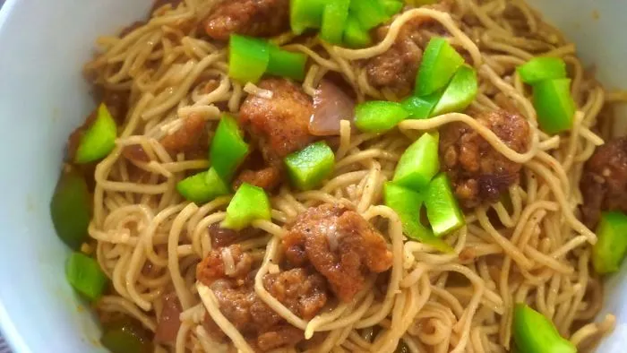 Spicy Chilli Chicken Noodles Recipe