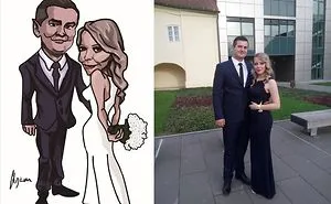 I Draw Portraits Into Caricatures/Cartoons