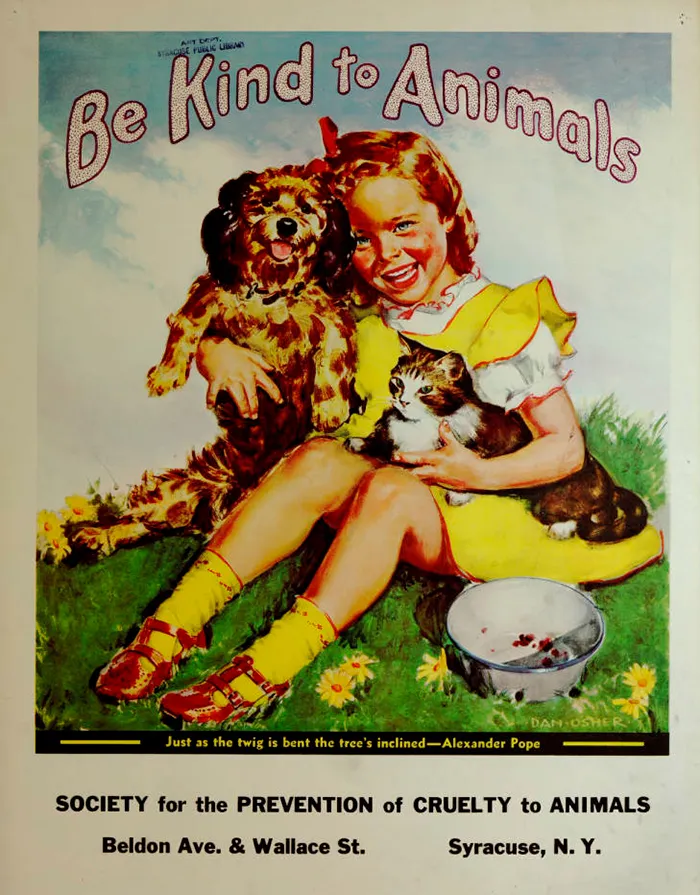 17 Posters From The 1930s, The Age Of Great Depression, That Promote Kindness To Animals