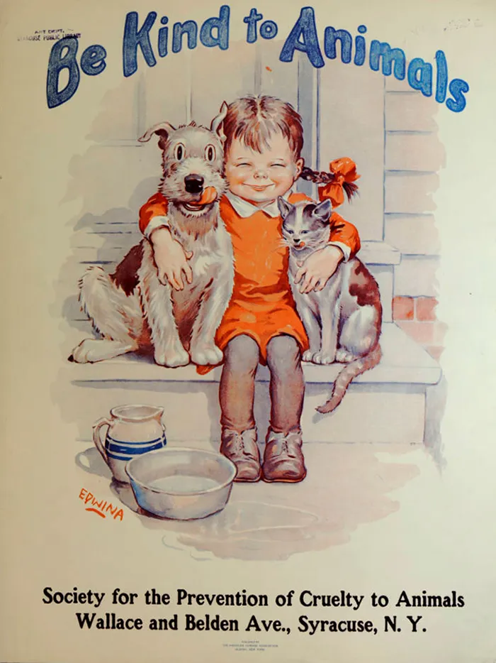 17 Posters From The 1930s, The Age Of Great Depression, That Promote Kindness To Animals