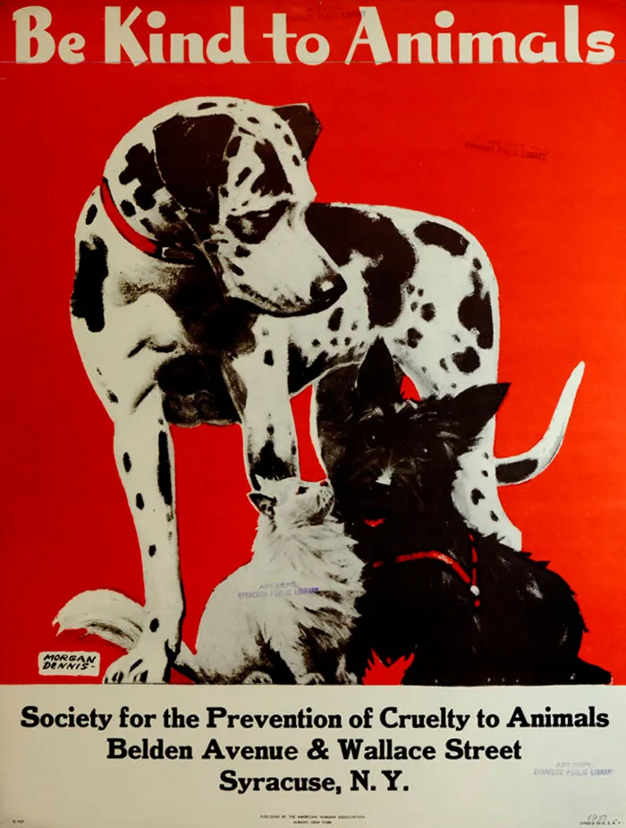 17 Posters From The 1930s, The Age Of Great Depression, That Promote Kindness To Animals