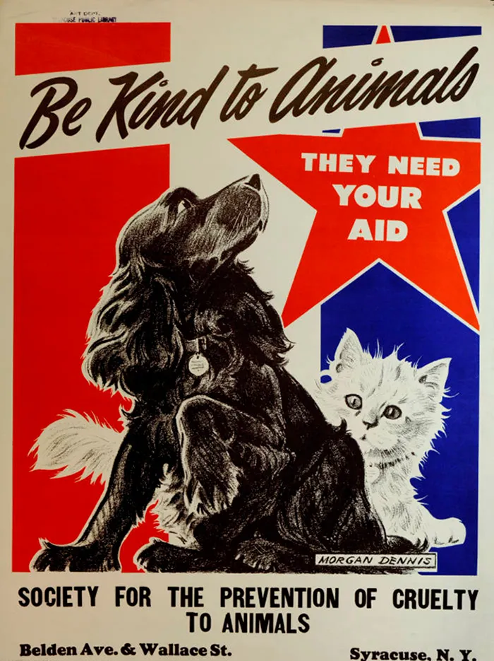 17 Posters From The 1930s, The Age Of Great Depression, That Promote Kindness To Animals