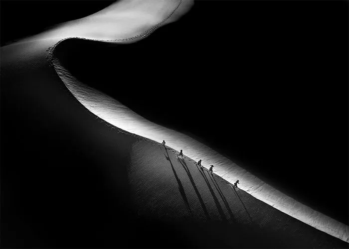 "Corriendo por las dunas de arena", 1º premio categoría Deporte