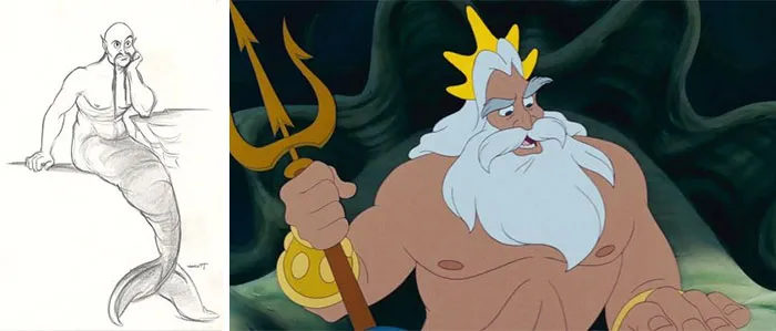 King Triton In The Little Mermaid (1989)