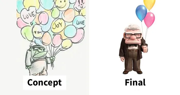Here's How 25 Disney Characters Looked In Their Original Concept Art